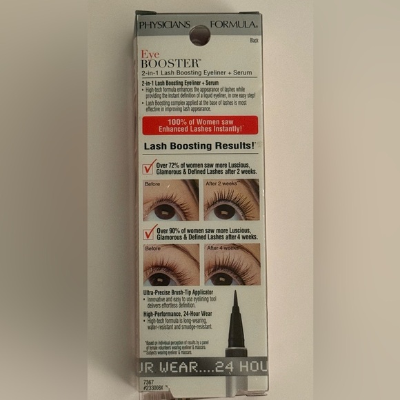 Physicians Formula Eye Booster 2-in-1 Lash Boosting Eyeliner + Serum NEW IN BOX - Picture 2 of 3